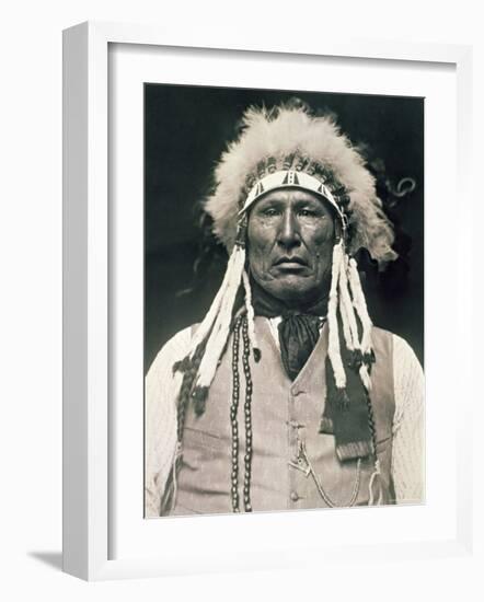 Wooden Leg, Warrior of the Northern Cheyenne, Fought in the Battle of Little Bighorn in 1876-Delancey Gill-Framed Photographic Print