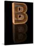 Wooden Letter B-Andriy Zholudyev-Stretched Canvas