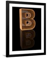 Wooden Letter B-Andriy Zholudyev-Framed Art Print