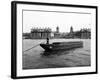 Wooden Lighter and Topsail Barges on the Thames at Greenwich, London, C1905-null-Framed Photographic Print