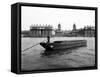 Wooden Lighter and Topsail Barges on the Thames at Greenwich, London, C1905-null-Framed Stretched Canvas
