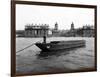 Wooden Lighter and Topsail Barges on the Thames at Greenwich, London, C1905-null-Framed Photographic Print