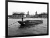 Wooden Lighter and Topsail Barges on the Thames at Greenwich, London, C1905-null-Framed Photographic Print