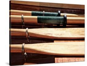 Wooden Oars-Savanah Plank-Stretched Canvas