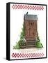 Wooden Outhouse-Debbie McMaster-Framed Stretched Canvas