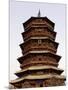 Wooden Pagoda, the Oldest and Tallest Wooden Structure in China, Yingxian County, China-De Mann Jean-Pierre-Mounted Photographic Print