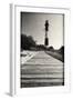 Wooden Path to the Lighthouse, Fire Island, NY-George Oze-Framed Photographic Print