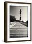 Wooden Path to the Lighthouse, Fire Island, NY-George Oze-Framed Photographic Print