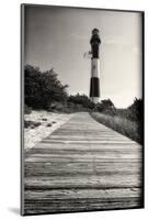 Wooden Path to the Lighthouse, Fire Island, NY-George Oze-Mounted Photographic Print