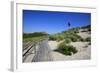 Wooden Path to 'Unterfeuer' at the Hšrnum Odde in Front of the Island of Sylt Built in 1980-Uwe Steffens-Framed Photographic Print