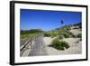 Wooden Path to 'Unterfeuer' at the Hšrnum Odde in Front of the Island of Sylt Built in 1980-Uwe Steffens-Framed Photographic Print