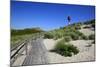 Wooden Path to 'Unterfeuer' at the Hšrnum Odde in Front of the Island of Sylt Built in 1980-Uwe Steffens-Mounted Photographic Print