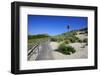 Wooden Path to 'Unterfeuer' at the Hšrnum Odde in Front of the Island of Sylt Built in 1980-Uwe Steffens-Framed Photographic Print