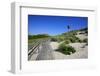 Wooden Path to 'Unterfeuer' at the Hšrnum Odde in Front of the Island of Sylt Built in 1980-Uwe Steffens-Framed Photographic Print