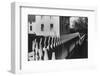 Wooden Picket Fence Surrounding a Building Built in 1850 in a Shaker Community-John Loengard-Framed Photographic Print