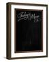 Wooden Picture Frame Chalkboard Blackboard Used as Today's Menu-MarjanCermelj-Framed Art Print