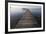 Wooden Pier Jutting into Sea-Paul Souders-Framed Photographic Print