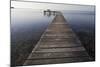 Wooden Pier Jutting into Sea-Paul Souders-Mounted Photographic Print