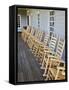 Wooden Rocking Chairs, Labrot & Graham Distillery, Kentucky, USA-Adam Jones-Framed Stretched Canvas