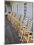 Wooden Rocking Chairs, Labrot & Graham Distillery, Kentucky, USA-Adam Jones-Mounted Photographic Print