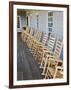 Wooden Rocking Chairs, Labrot & Graham Distillery, Kentucky, USA-Adam Jones-Framed Photographic Print