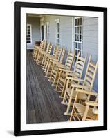 Wooden Rocking Chairs, Labrot & Graham Distillery, Kentucky, USA-Adam Jones-Framed Photographic Print