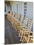 Wooden Rocking Chairs, Labrot & Graham Distillery, Kentucky, USA-Adam Jones-Mounted Photographic Print