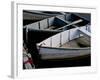 Wooden Rowboats V-Rachel Perry-Framed Photographic Print