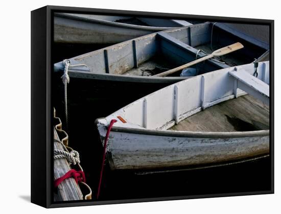 Wooden Rowboats V-Rachel Perry-Framed Stretched Canvas