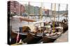 Wooden sailboats at the old boat festival in Trondheim, Trondelag-Ellen Rooney-Stretched Canvas