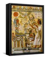 Wooden Sarcophagus of Ankhefenkhonsu, 22nd Dynasty 945-715 BC-null-Framed Stretched Canvas