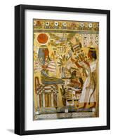 Wooden Sarcophagus of Ankhefenkhonsu, 22nd Dynasty 945-715 BC-null-Framed Photographic Print