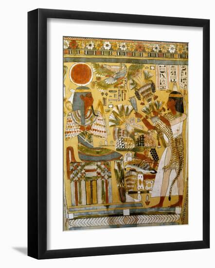 Wooden Sarcophagus of Ankhefenkhonsu, 22nd Dynasty 945-715 BC-null-Framed Photographic Print