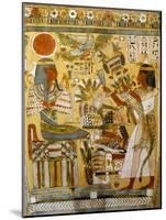 Wooden Sarcophagus of Ankhefenkhonsu, 22nd Dynasty 945-715 BC-null-Mounted Photographic Print