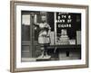 Wooden Statue in Front of Cigar Shop-null-Framed Photographic Print