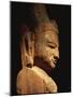 Wooden Statue of Lokanatha Dating from the 12th or 13th Century, Bagan Museum, Bagan, Myanmar-Strachan James-Mounted Photographic Print