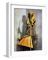 Wooden Statue of Tutankhamun, Egypt, 1933-1934-Harry Burton-Framed Giclee Print