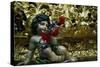 Wooden Statue on Scene from Passion of Jesus Which Is Carried in During Holy Week Procession-null-Stretched Canvas