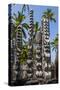 Wooden Statues in the Puuhonua O Honaunau National Historical Park-Michael Runkel-Stretched Canvas