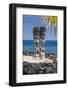 Wooden Statues in the Puuhonua O Honaunau National Historical Park-Michael Runkel-Framed Photographic Print