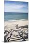 Wooden Steps at Nauset Light Beach in Cape Cod, Boston, Usa-null-Mounted Photographic Print