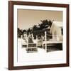 Wooden Steps - Sepia-Malcolm Sanders-Framed Giclee Print