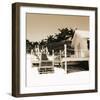 Wooden Steps - Sepia-Malcolm Sanders-Framed Giclee Print