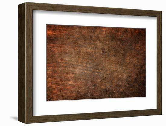 Wooden Texture Background-Piyaphat-Framed Photographic Print