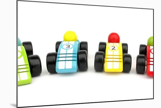 Wooden Toys Race Cars-Richard Peterson-Mounted Photographic Print