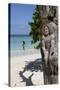 Wooden Tree Sculpture, Long Bay, Antigua, Leeward Islands, West Indies, Caribbean, Central America-Robert Harding-Stretched Canvas