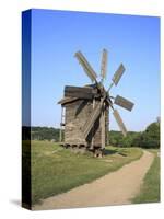 Wooden Windmill, Pirogovo, Near Kiev, Ukraine-Ivan Vdovin-Stretched Canvas