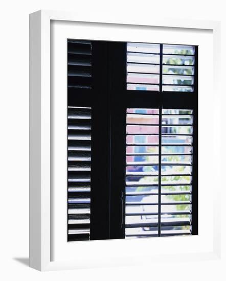 Wooden Window Shutters-null-Framed Photographic Print