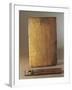 Wooden Writing Plastered Palette, Covered with Wax and Box Used to Contain Colors-null-Framed Giclee Print