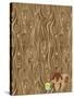 Woodgrain Squirrel-Joanne Paynter Design-Stretched Canvas